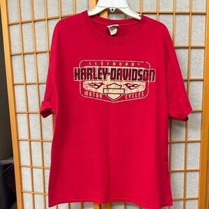 Harley-Davidson Bright Red Logo Tee
